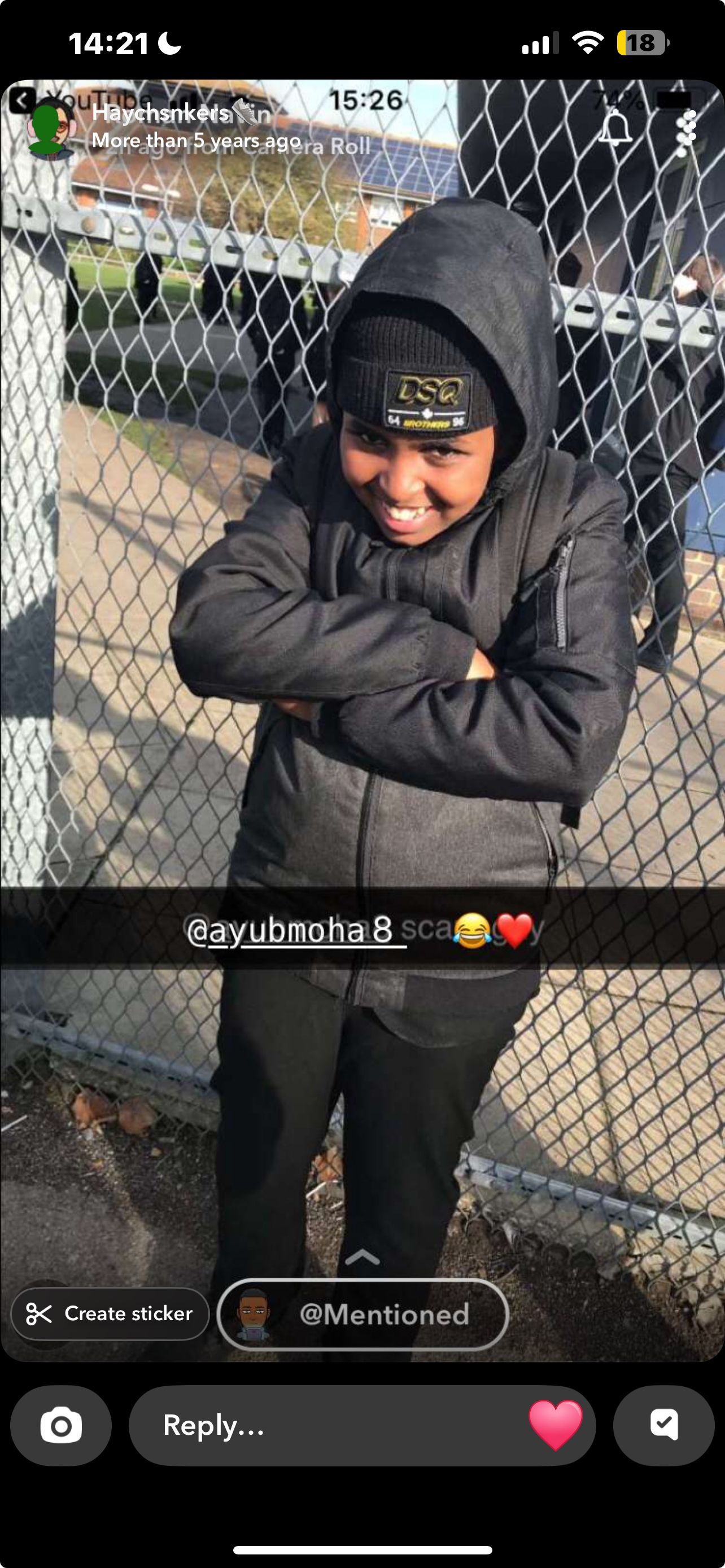 Iconic young Ayub in hoodie