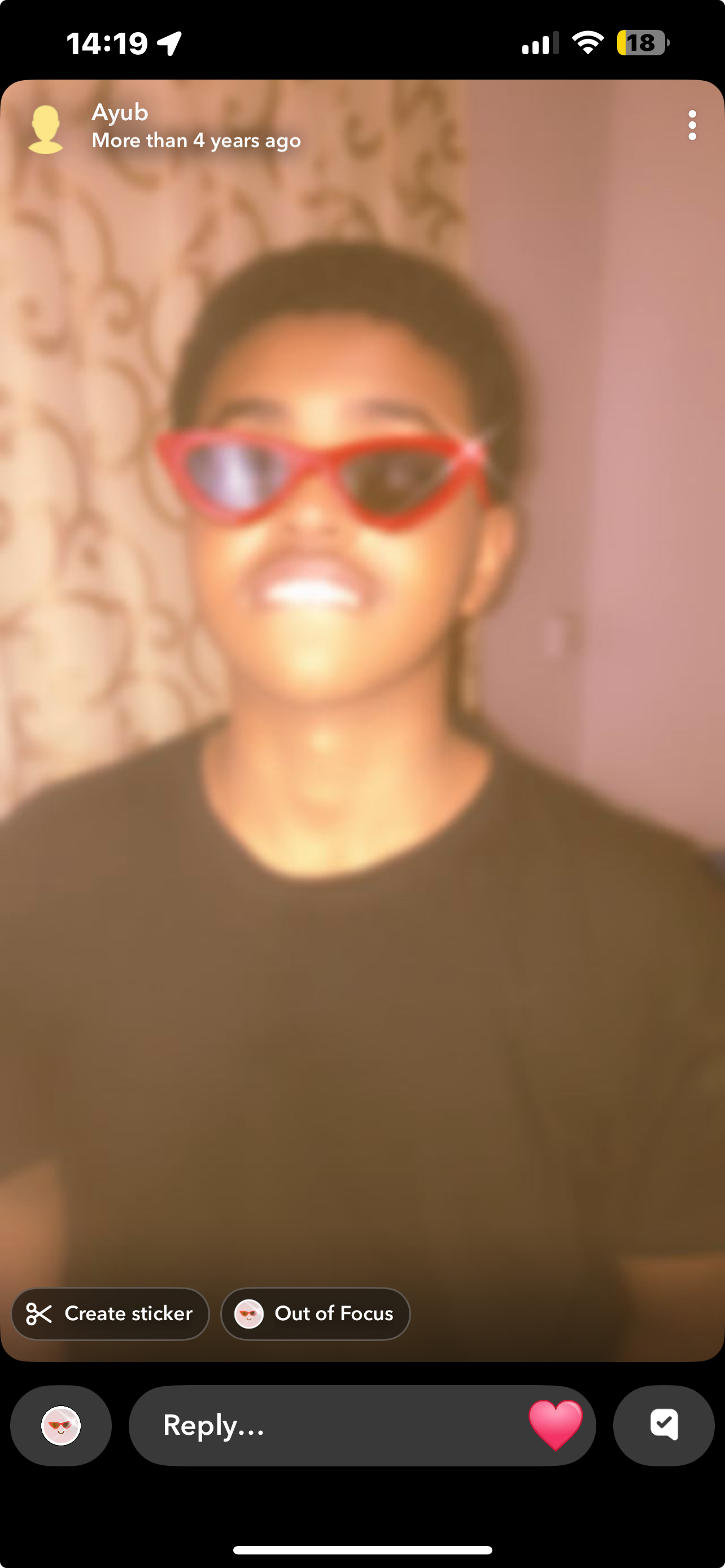Stylish Ayub with red sunglasses